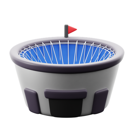 Football Stadium  3D Icon