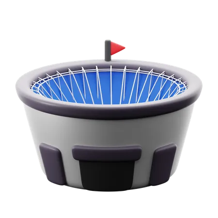 Football Stadium  3D Icon