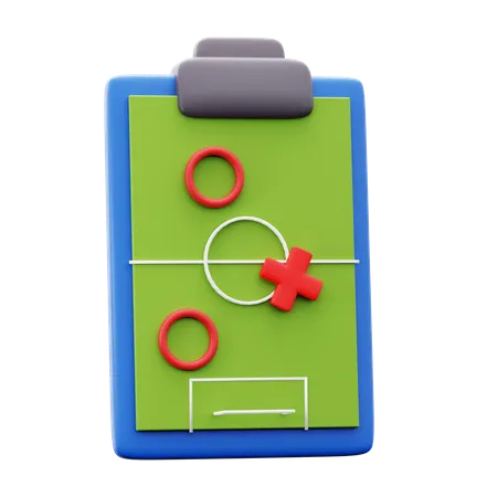 Football Strategy  3D Icon