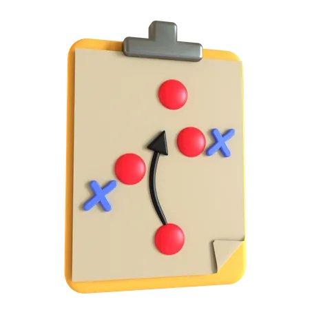 Football Strategy  3D Icon