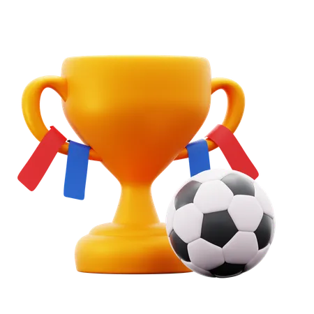 Football Trophy  3D Icon