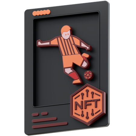 Footballeur nft  3D Icon