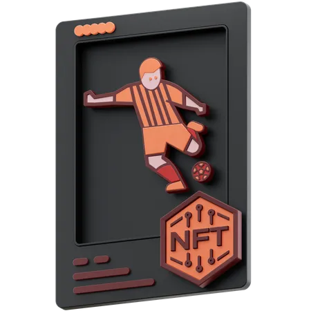 Footballeur nft  3D Icon