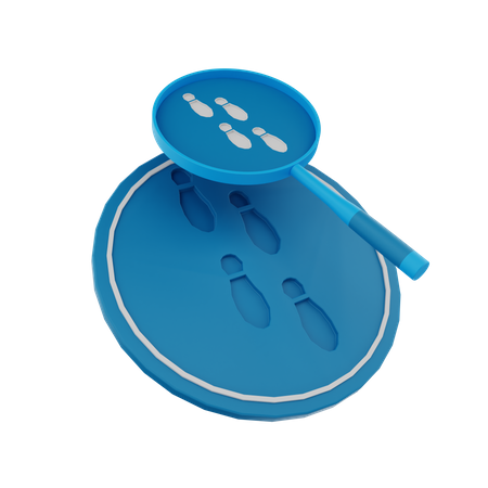 Footprint Investigation  3D Icon