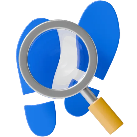 FootPrint Investigation  3D Icon