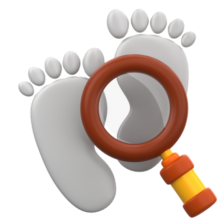 Footprint Investigation  3D Icon