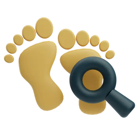 Footprint Investigation  3D Icon