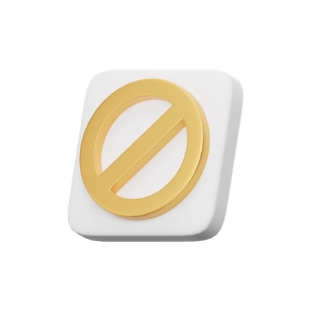 Forbidden  3D Icon