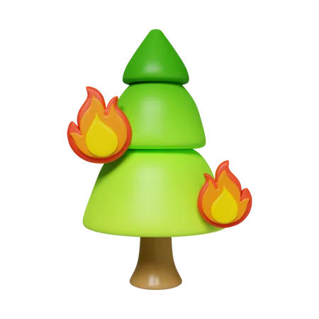 Forest Fire  3D Icon