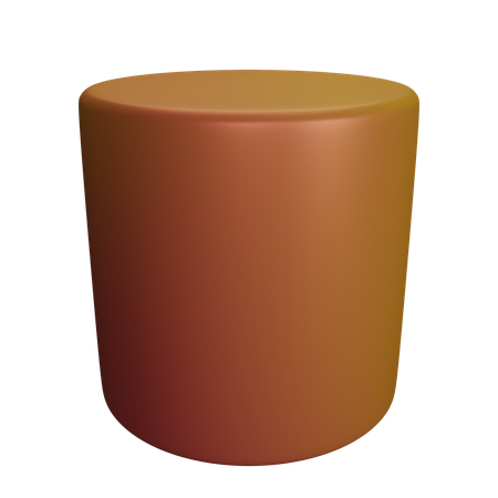 Forma de cilindro  3D Icon