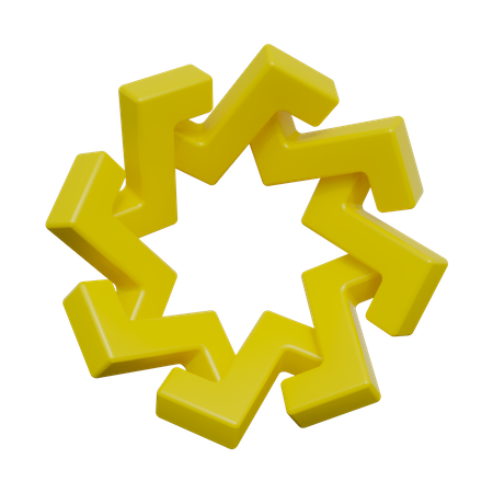 Forma de estrella  3D Icon