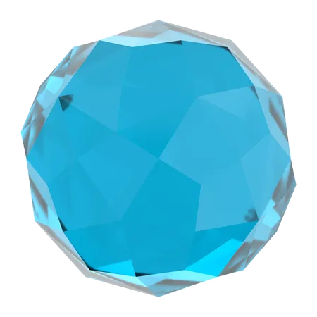 Forma de icosfera  3D Icon