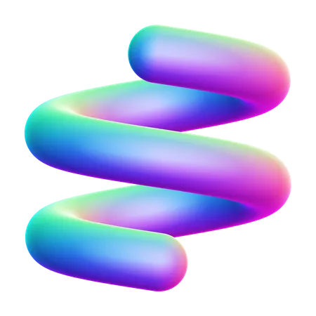 Forme en spirale  3D Icon