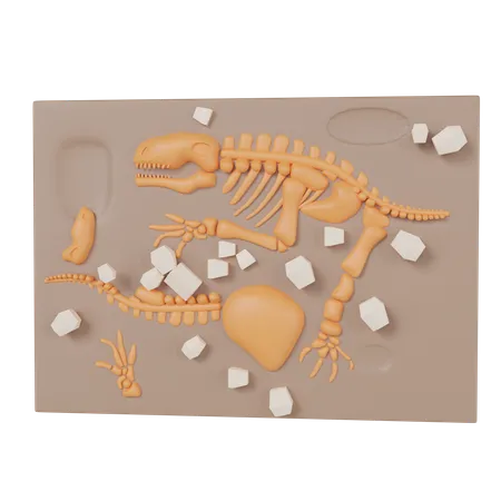 Fossile du désert  3D Icon