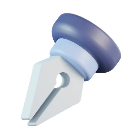 Fountain Pen Nib  3D Icon