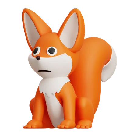 Fox  3D Icon