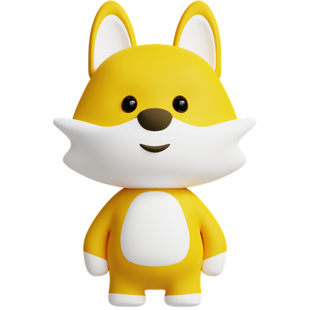 Fox  3D Icon