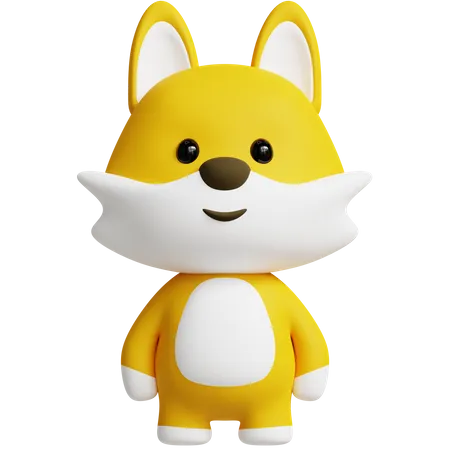 Fox  3D Icon