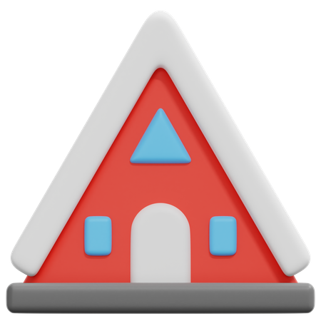 Frame House  3D Icon