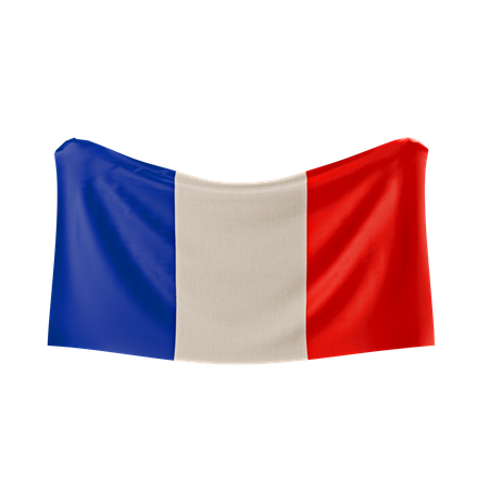 フランス国旗  3D Icon