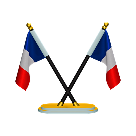 フランス国旗  3D Icon