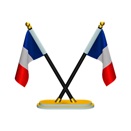 フランス国旗  3D Icon