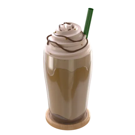 Frappe coffee  3D Illustration