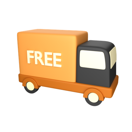 Free Delivery  3D Icon