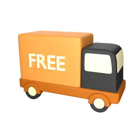 Free Delivery  3D Icon