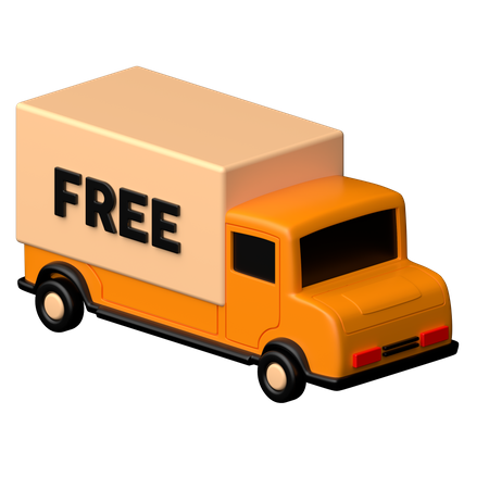 Free Delivery  3D Icon