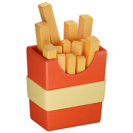 French Fries  3D Icon