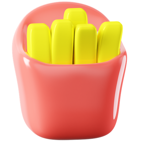 French Fries  3D Icon