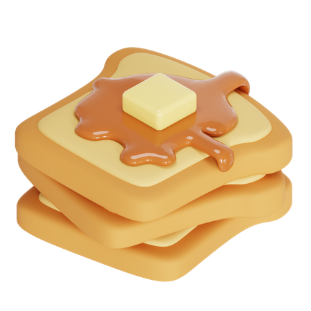 French Toast  3D Icon