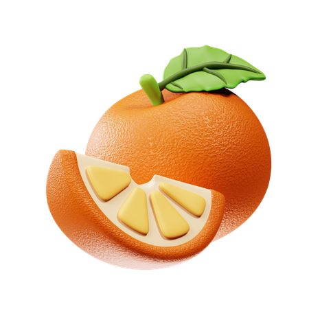 Fresh Orange  3D Icon