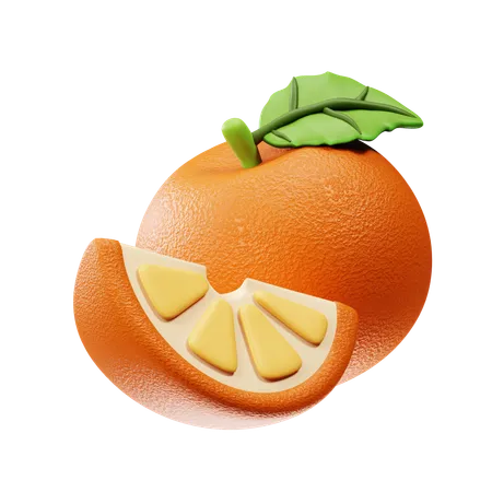 Fresh Orange  3D Icon