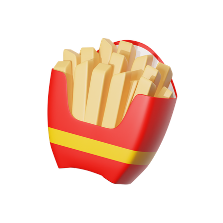 Fries  3D Icon