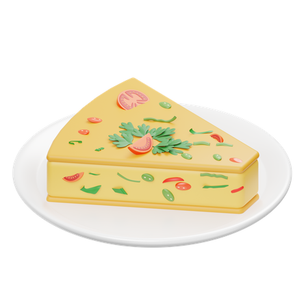 Frittata  3D Icon