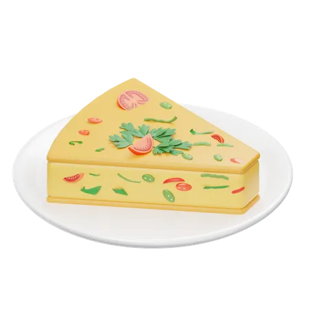 Frittata  3D Icon