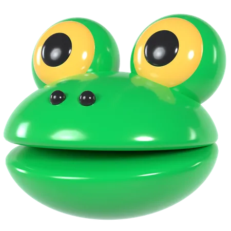 Frog  3D Illustration