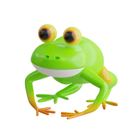 Frog  3D Icon