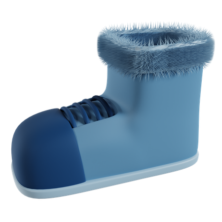 Frosty Winter Boot  3D Icon