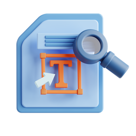 Fuente  3D Icon