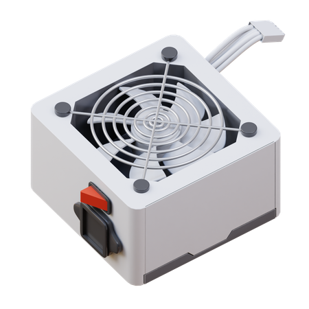 Fuente de alimentación  3D Icon