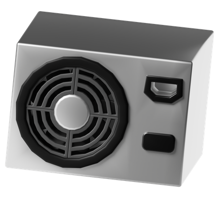 Fuente de alimentación  3D Icon