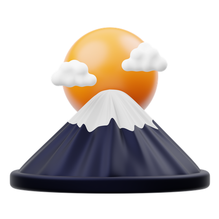 Fuji Mountain  3D Icon