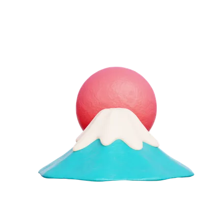 Fuji Mountain  3D Icon