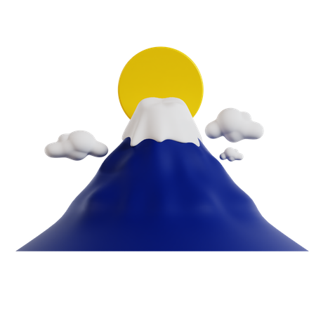 Fuji Mountain  3D Icon