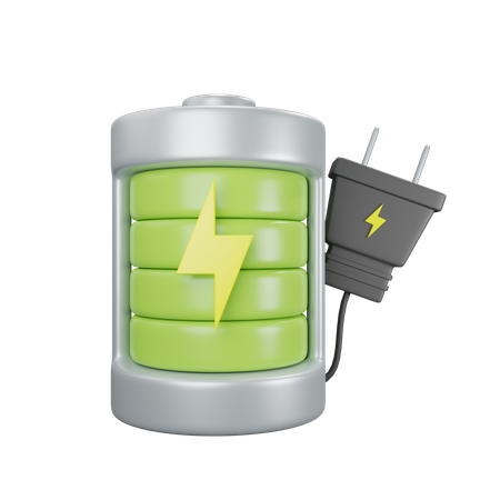 Full Battery  3D Icon