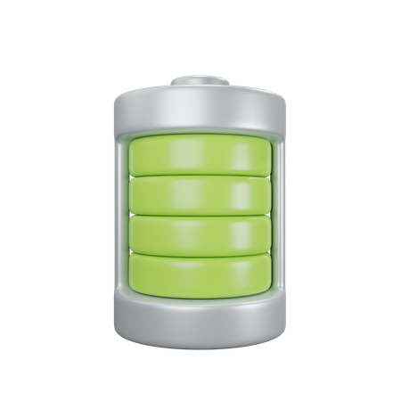 Full Battery  3D Icon