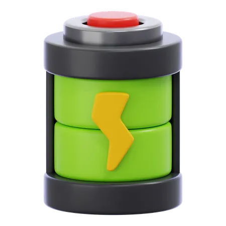 Full Battery  3D Icon